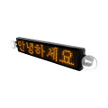 12*72 LED Car Display Bluetooth Programmable Scrolling Text Ultra-thin LED Screen Car Leaving Message Store Promotion