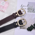 CARTELO New ladies belt top brand designer belts women's simple and versatile leather metal buckle ladies belts
