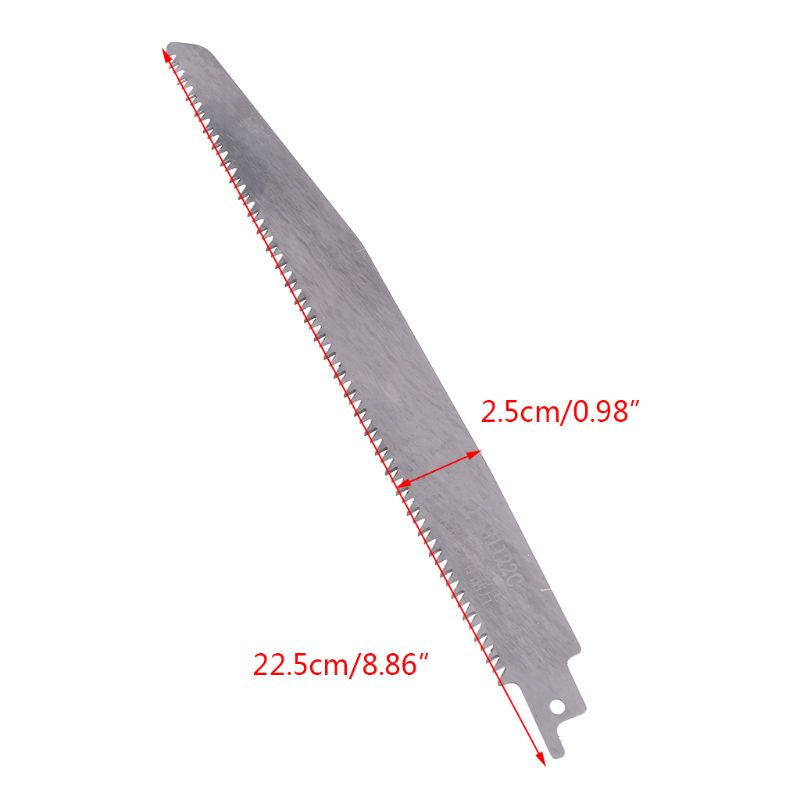 2pcs S1122C Stainless Steel Reciprocating Sabre Saw Blade for Cutting Wood Metal Aluminum Tube 9''