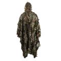 3D Leaves camouflage Suits sniper hunting Shooting clothes ghillie suitmoro Leaves Poncho Cloak Stealth cloak uniforme militar