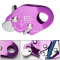 22KN Climbing Equipment Descender Gear Stop Descender For 9-13mm Rope Clamp Grab Rescue Rappel Ring Climbing Safety Equipment