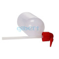 250ml 500ml Plastic PE Mouth Diameter 24mm Lab Squeeze Bottle Tattoo With Wash Red Bird Tip Laboratory