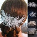 Bridesmaid Side Comb Wedding Party Bridal Jewelry Accessories Luxury Pearl Flower Crystal Hair Pins Clips Headwear