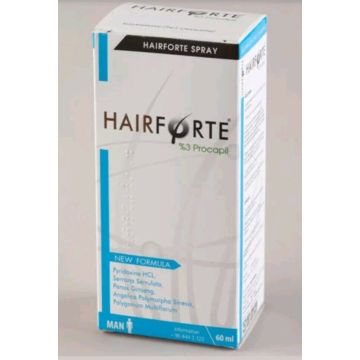 HAIRFORTE MEN %3 PROCAPIL BEST HAIR LOSS & DHT BLOCKER SPRAY 60ml. E.D. 2021