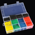 Connectors 530Pcs Car Electrical Cable Tube Kits Heat Shrink Tube Tubing Wrap Sleeve Assorted 8 Sizes Mixed Color Wire Connect
