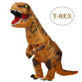 Brown T-REX Dinosaur Cosplay Parent-child Inflatable Costume Halloween Party Dress Carnival Cosplay Costumes Christmas Clothes