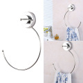 Towel Rack Stainless Steel Polished Ring Durable Convenient Holder Reusable Thick Classic With Suction Cup