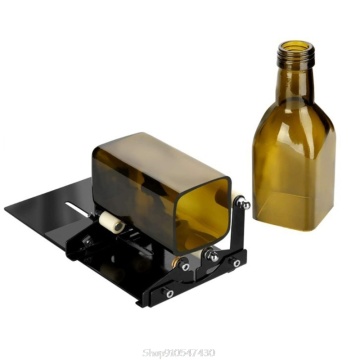 DIY Glass Bottle Cutter Tool Square Round Wine Beer Bottles Cutting Machine with Accessories Kit O07 20 Dropship