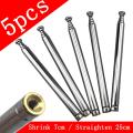 5pcs Full-channel 25cm 5 section telescopic antenna Communications Remote control Signal gain transmit receive Rod antenna