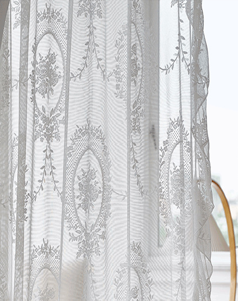 Rococo Embroidery Curtain Sheers