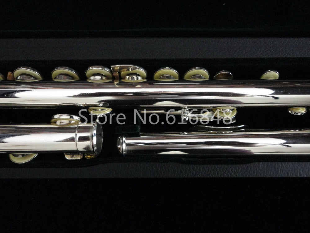 Muramatsu Flute 1957 C Tune 16 Keys Closed Holes Flute Cupronickel Silver Plated Flute E Key Brand Musical Instrument With Case