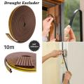 5/10M Flexible Door Bottom Sealing Strip Guard Sealer Stopper Door Weatherstrip Guard Wind Dust Blocker Sealer Stopper Door Seal