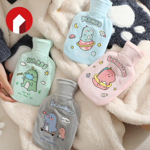Dinosaur pattern cartoon hot water bag