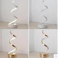 Elegant Round Base Spiral LED Table Lamp