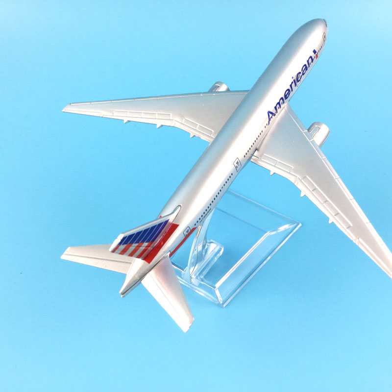 Free Shipping American Airlines Boeing 777 16cm alloy metal model aircraft child Birthday gift plane models toys for children