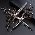 Retro Hairdressing Scissors 6/ 7 inch Flat Cut Seamless Thinning Hair Salon Hairdresser Special Haircut Scissors Collection