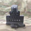 Airsoft M2 arms Mount MK18 Comp Mount For M2 M3 Type Tactical Sight Gun Weapon Light Torch Mount RIS 20mm Weaver Rail