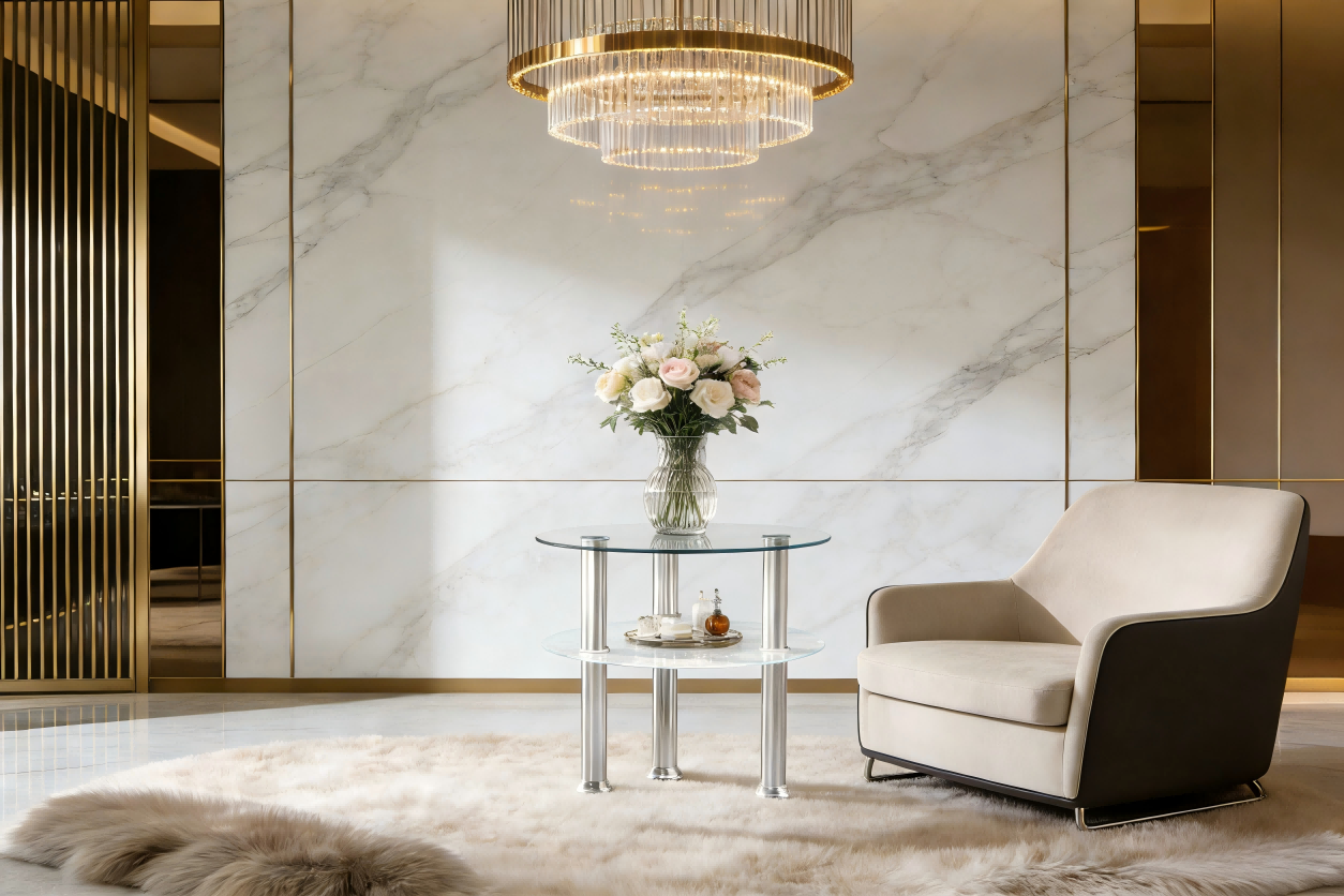 TL-K16 glass end table 1