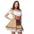 Traditional Couples Oktoberfest Costume Parade Tavern Bartender Waitress Outfit Cosplay Carnival Halloween Fancy Party Dress
