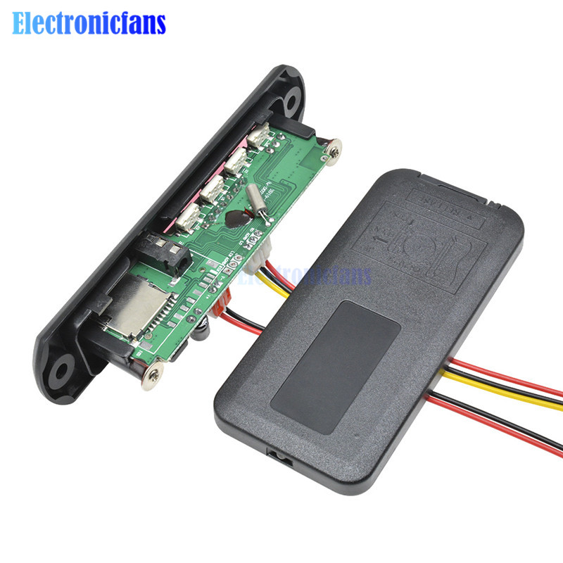 Car TF Card Version USB Port Infrared Receiving Module MP3 Decoder Board Module With Remote Control USB FM Aux Radio