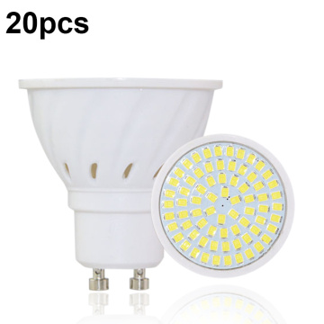 20pcs/lot Lampada De LED Lamp GU10 Bombillas Led Bulbs GU 10 220V 2835 Ampoule LED Spotlight Candle Luz Lamparas Lampadas Lights