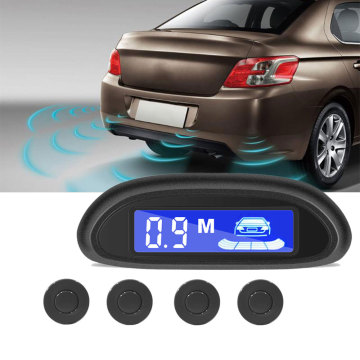 Pro Auto Parktronic Car Parking Sensor Kit LED Display Auto Parking Radar with 4 Sensors Reverse Backup Monitor Detector System