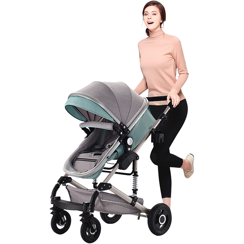 3 In 1 Baby Stroller For Newborns High Landscape Travel System Baby Carriage With Car Seat Folding Prams For Children