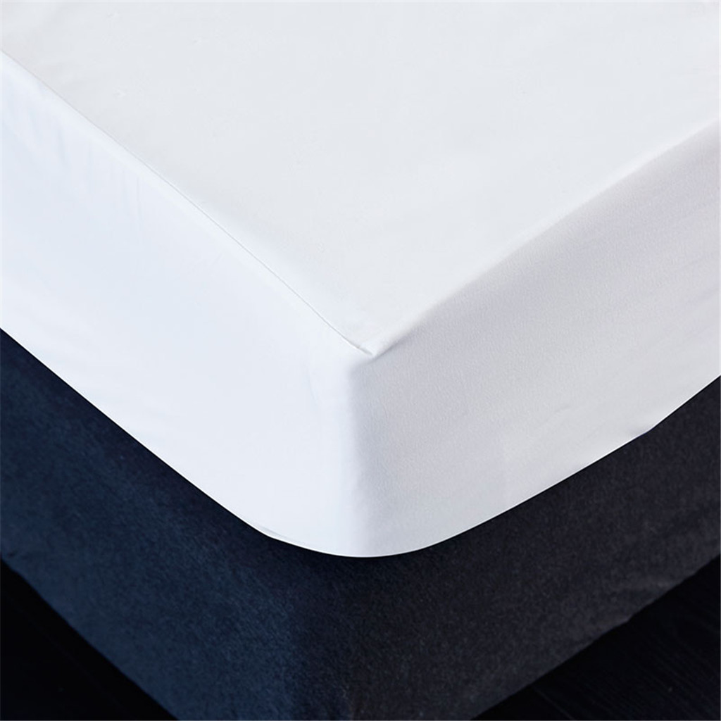Waterproof Mattress Bedspread Hotel Solid Color Sanding Waterproof Bed Cover 2019 New Arrival