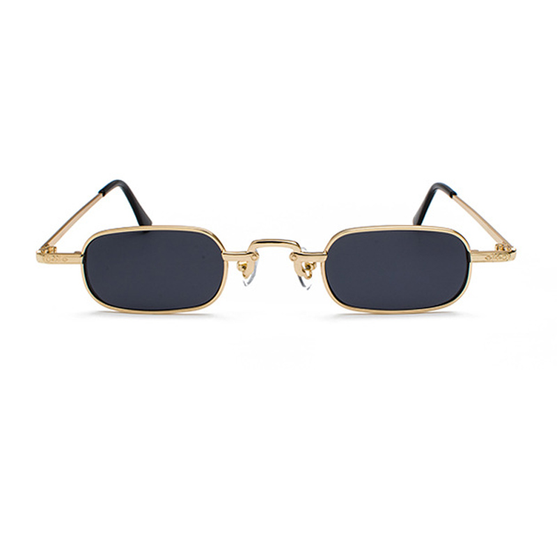 OEC CPO Vintage Square Sunglasses For Men Luxury Brand Designer Metal Sun Glasses Women Fashion Famous Brand Eyewear Gafas O87