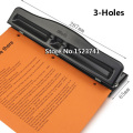 Metal 3 / 4 Hole Punch Ring Album Paper Cutter Adjustable Punch A4 Puncher Scrapbooking DIY Tools Office Binding Supplies