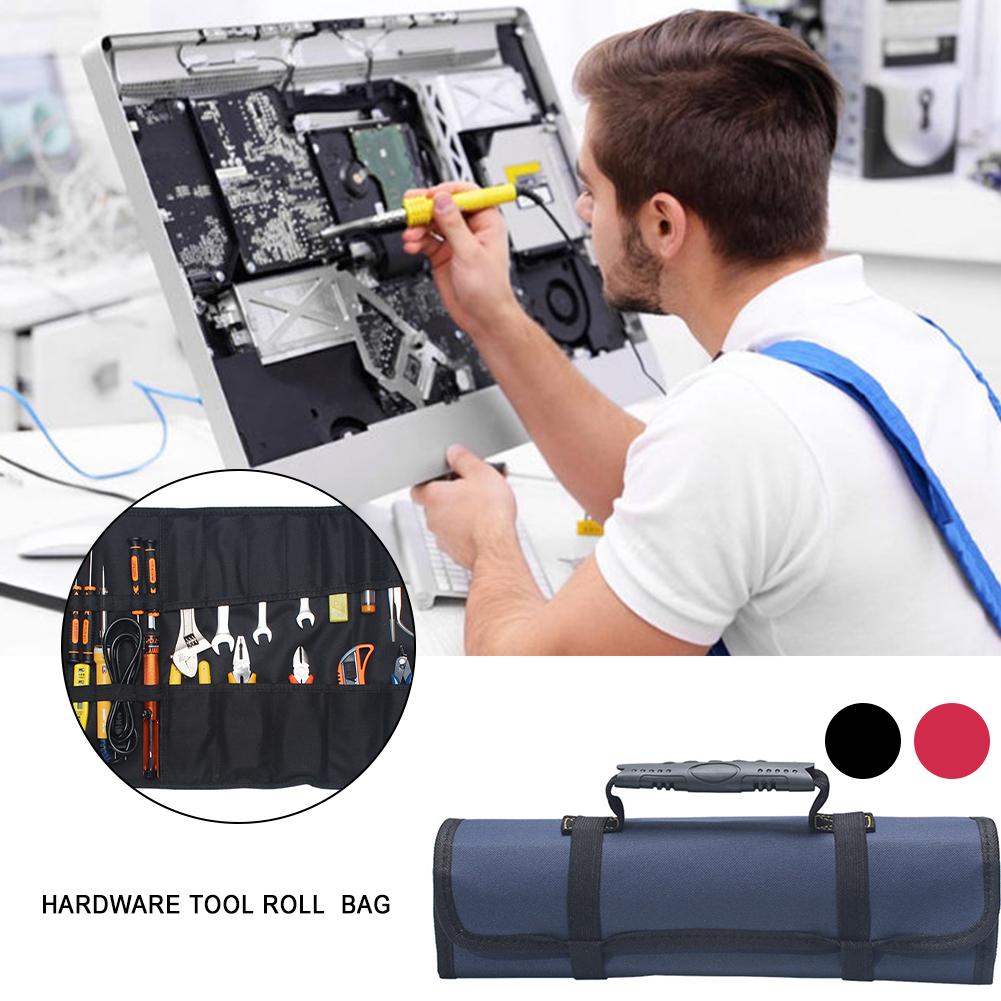 Workpro Tool Bag Organizer With Adjustable Shoulder Strap Wide Open Mouth Storage Bag For Power Tools Hardware