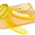 Kitchen Accessories Fruit Vegetable Tools Plastic Banana Slicer Cutter Chopper Shredder Fruit Sausage Cereal Cutter Salad Maker