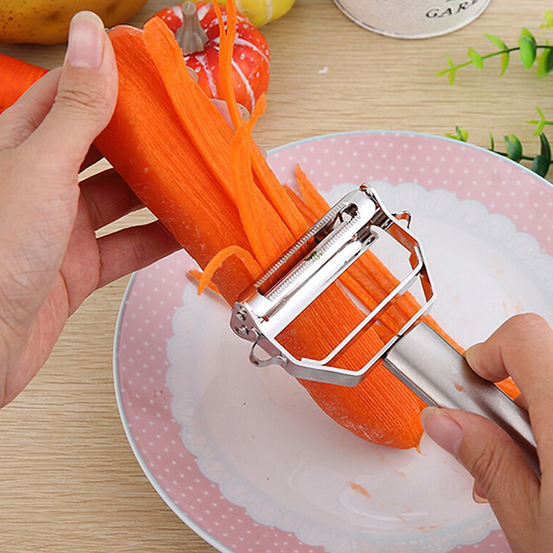 Stainless Steel Peeler Vegetable Cucumber Carrot Fruit Potato Double Planing Grater Planing Kitchen Accessories kitchen gadget B