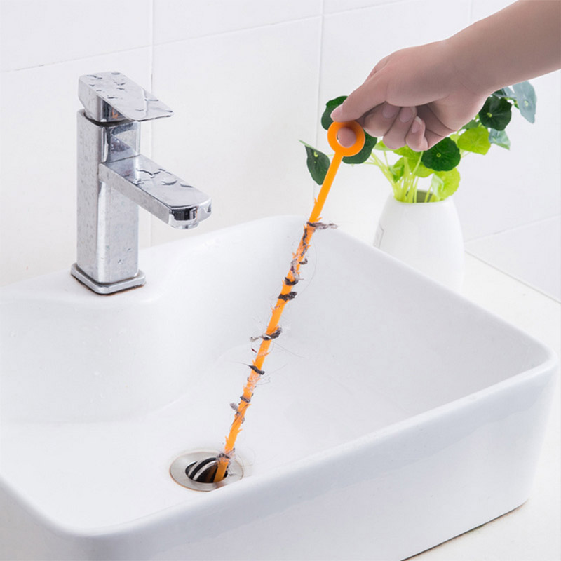 Sewer Hair Clearing Dredging Device Tools Spring Pipe Sink Cleaning Hook Eco-friendly Home Kitchen Bathroom Cleaning Accessories