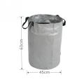 Plant Large Capacity Hanging Organizer Protable Garden Bag Yard Waste Agriculture Lawn Storage Pouch Forest Leaves With Handles