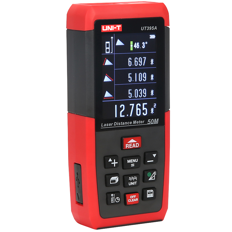 UNI-T Laser Rangefinder Distance Meter USB Interface 100m 50m 70m Profissional Digital Measure Tape Tool UT395A UT395B UT395C