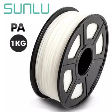 SUNLU 3D Printer Filament transparent PA Nylon filament 1.75mm 1KG/2.2LB with Spool in High Quality and No Bubbles