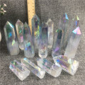 Aura Angel clear crystal stones wand point for healing quartz stone gift