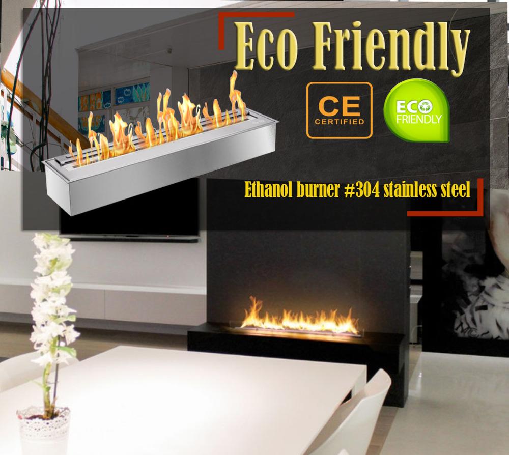 Inno living fire 48 inch chimenea alcohol pared bioethanol insert fireplace