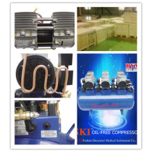 K0013-1 SKI dental one for six silence oil-free air compressor (118L)  CE 							