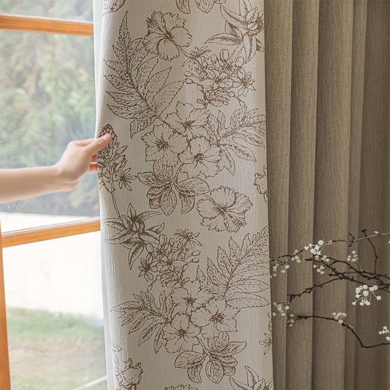 Blackout Jacquard Window Curtain