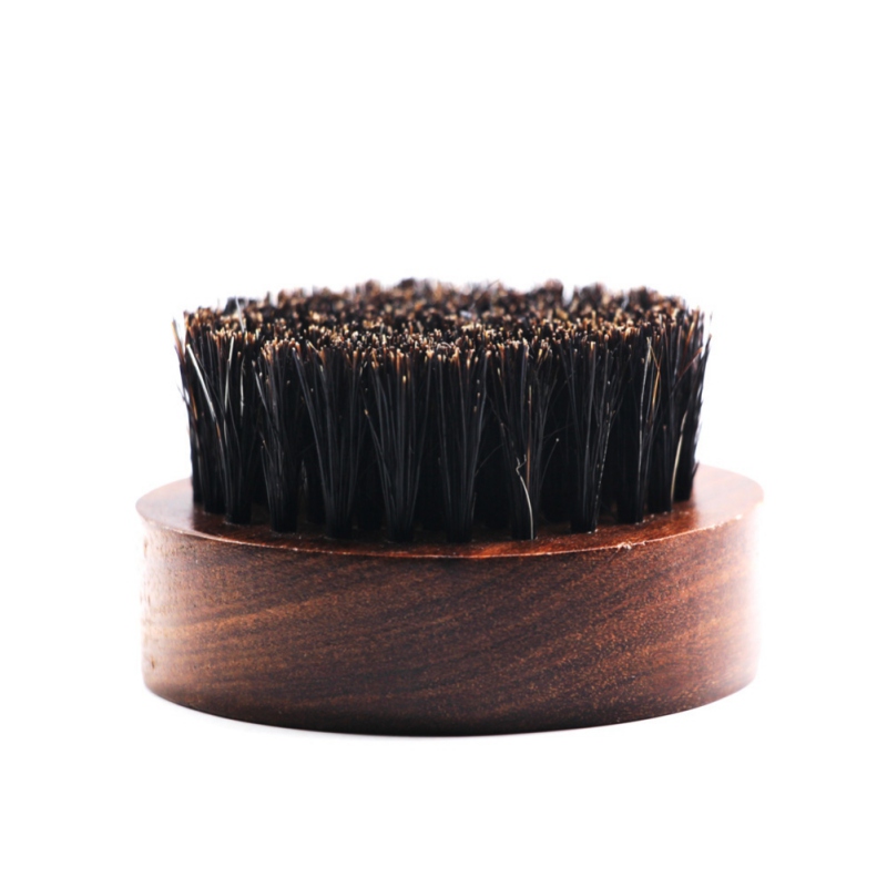 1pc Mini Beard Brush Boar Bristles Mustache Natural Wood Comb Handmade Grooming Kit Men Beards Mustache Care Dropship