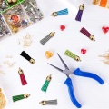 360Pcs Dog Buckle Key Chain Key Ring Set DIY Hoisting Making Tassel Jewelry Accessories Mixed Color Claw Nail Split Ring