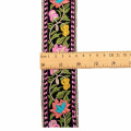 1Yard Vintage Floral Embroidered Trim Bohemian Ethnic Ribbon For DIY Women Garment Sewing Accessories Supplies