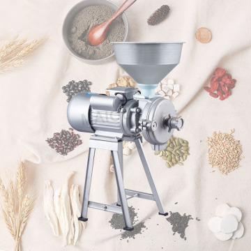 1.5kw Home use Dry and wet peanut butter maker Grain mill grinder powder Refiner for beans tofu sesame chili sauce corn flour