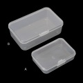 Rectangle Plastic Storage Box Jewelry Display Organizer Card Case Hardware Accessory Container Electronic Components Tool Holder