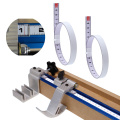 Miter Track Tape Measure Self Adhesive Metric Steel Ruler Miter Saw Scale For T-track Router Table Saw Band Saw Woodworking Tool