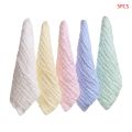 6 Layers Cotton Gauze Baby Face Towel Soft Muslin Cloths Infant Feeding Saliva Towels Handkerchief