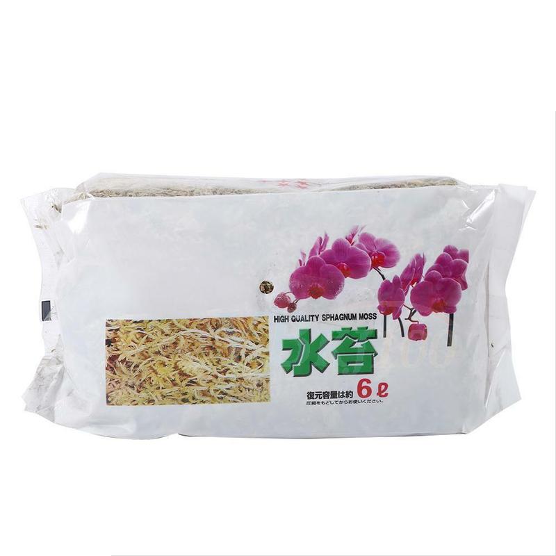 6L Sphagnum Moss Garden Supplies Moisturizing Nutrition Organic Fertilizer For Phalaenopsis Orchid