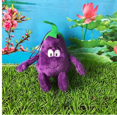 Small stuffed plush toy vegetable blueberry eggplant peas baby children chrismas gift toy